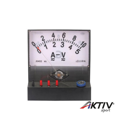 Demonstrációs V/A mérő / Galvanométer középállású (AC/DC)