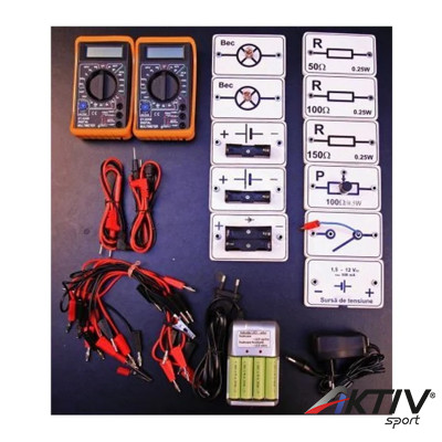 Elektrokinetika, egyenáram - kísérletező készlet