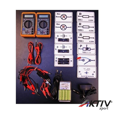 Elektrokinetika,egyenáram - kísérletező készlet