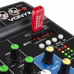 Vonyx VMM100 Zene keverő, USB, Bluetooth
