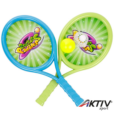 Teniszütő készlet labdákkal 40 cm