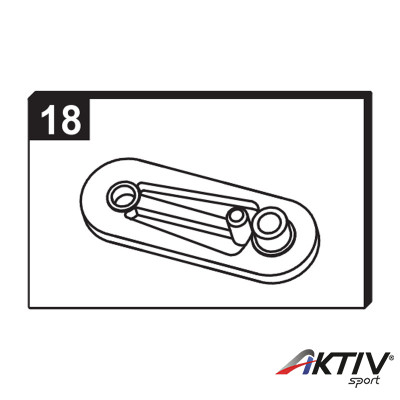 Alkatrész műanyag rögzítő elem