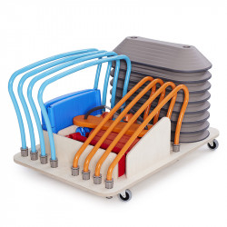 Akadály és mászópálya szállító kocsi Gonge Mini Parkour