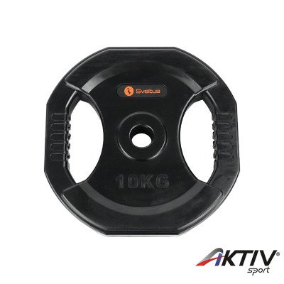 Súlytárcsa markolattal gumírozott Sveltus 10 kg