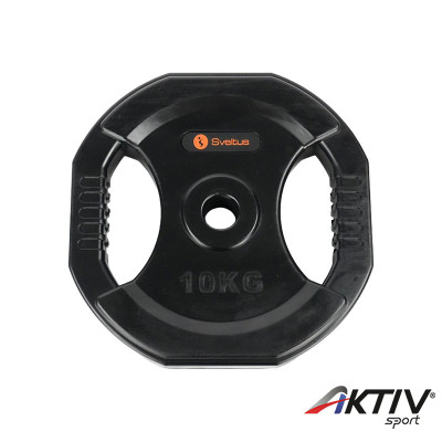 Súlytárcsa markolattal gumírozott Sveltus 10 kg