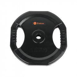 Súlytárcsa markolattal gumírozott Sveltus 15 kg Fitness Sveltus