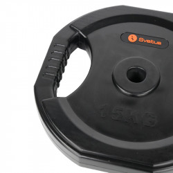 Súlytárcsa markolattal gumírozott Sveltus 15 kg
