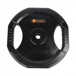 Súlytárcsa markolattal gumírozott Sveltus 20 kg Fitness Sveltus