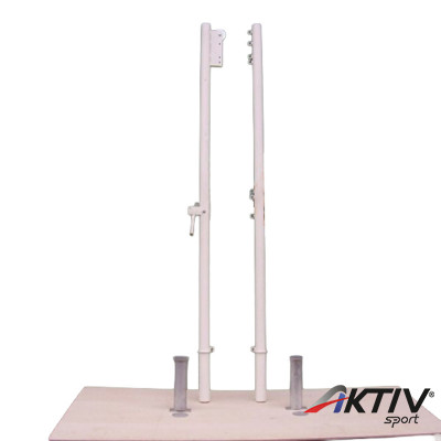 Talajhüvelyes röplabda állványpár  acél kültéri