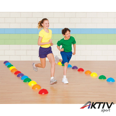 Pályajelölő félgömb szett 20x9,5 cm