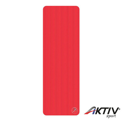 Szépséghibás fitnesz szőnyeg Trendy ProfiGymMat Home 180x60x1,5 cm piros