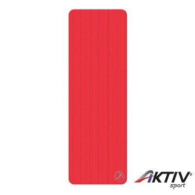 Szépséghibás fitnesz szőnyeg Trendy ProfiGymMat Home 180x60x1,5 cm piros