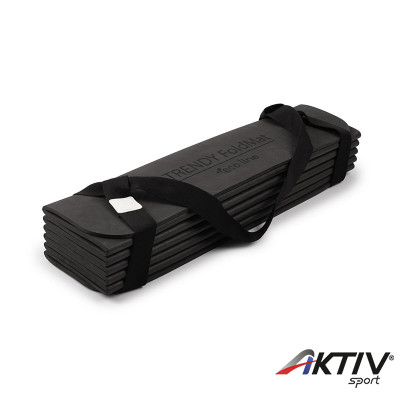 Fitnesz szőnyeg összehajtható Trendy FoldMat Eco 180x60x0,6 cm antracit