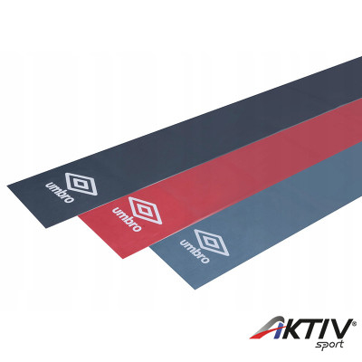 Fitnesz gumiszalag szett Umbro 3 db 120x12 cm