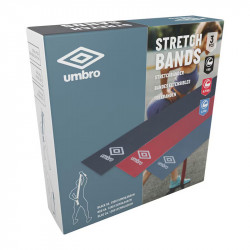 Fitnesz gumiszalag szett Umbro 3 db 120x12 cm