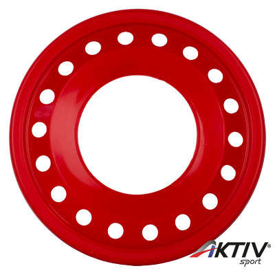 Frizbi 28,5 cm lyukas piros