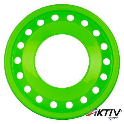 Frizbi 28,5 cm lyukas zöld