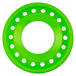 Frizbi 28,5 cm lyukas zöld Sportszer Dohány Toys