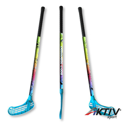 Floorball ütő Boooster Shot 80/91 cm jobbos