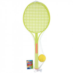 Teniszütő szett gyerekeknek 2 ütő 1 labda zöld