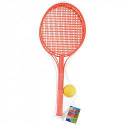 Teniszütő szett gyerekeknek 2 ütő 1 labda narancs