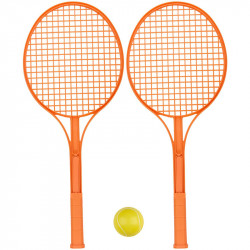 Teniszütő szett gyerekeknek 2 ütő 1 labda narancs Játék Eddy Toys