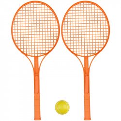 Teniszütő szett gyerekeknek 2 ütő 1 labda narancs Játék Eddy Toys