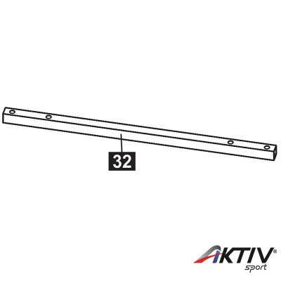 Alkatrész kerék tartó rúd 67 cm S1-12-13e