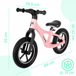 Futóbicikli NYLU pink méret: 10