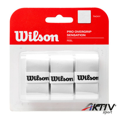 Teniszütő grip Wilson Pro Sensation Feel 3 db fehér
