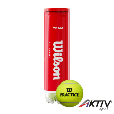 Teniszlabda Wilson Team W sárga 4 db