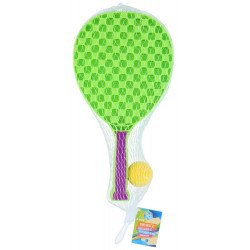 Tenisz ütő gyerekeknek 2 ütő 1 labda zöld Játék Eddy Toys