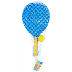 Tenisz ütő gyerekeknek 2 ütő 1 labda kék Játék Eddy Toys