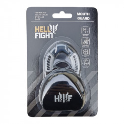 Fogvédő Hell Fight fekete-fehér felnőtt