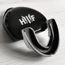 Fogvédő Hell Fight fekete-fehér felnőtt Sportszer Hell Fight