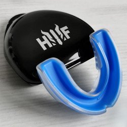 Fogvédő Hell Fight kék-fehér felnőtt Sportszer Hell Fight
