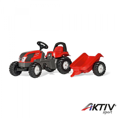 Pedálos traktor utánfutóval Rolly Kid Valtra