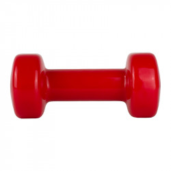Szépséghibás Kézisúlyzó vinyl Aktivsport 3 kg piros