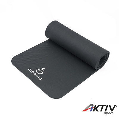Fitnesz szőnyeg Mooma 190x61x1,5 cm antracit