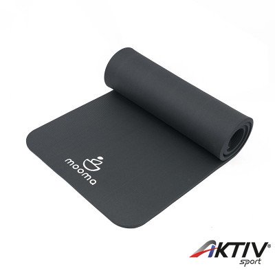 Fitnesz szőnyeg Mooma 190x61x1,5 cm antracit