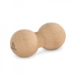 Dupla masszírozó labda Mooma 14x6,5 cm parafa Fitness Mooma