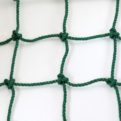 Védőháló 5x15 m, PP, időjárásálló 12x12 cm, 5 mm, zöld