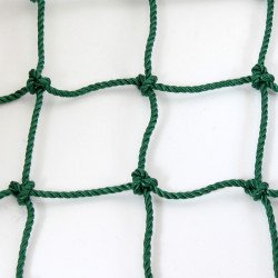 Védőháló 5x15 m, PP, időjárásálló 12x12 cm, 5 mm, zöld