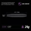 Dart szett Winmau Steel Apocalypse brass 24 g