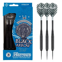 Dart szett Harrows Steel Black Arrow brass 20 g