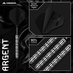 Dart szett Mission Steel Ardent 90% wolfram 22 g
