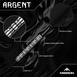 Dart szett Mission Steel Ardent 90% wolfram 22 g