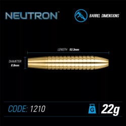 Dart szett Winmau Steel Neutron brass 22 g