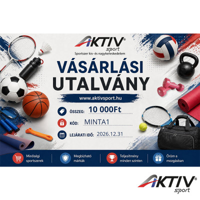 Vásárlási utalvány 10000 Ft sportszer mintával