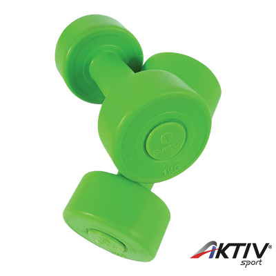 Kézisúlyzó cementes Sveltus 2x1 kg zöld